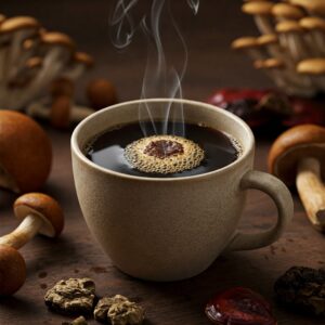coffee with mushrooms